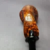 C-Pipe Smooth Asymmetric Fish Handmade Briar Pipe, New - Image 2