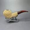 Pipe Tristan Natural Granite Bullmoose Handmade Briar Pipe, New - Image 2