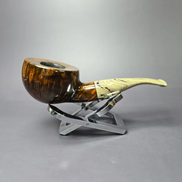 Martin Romijn Smooth Contrast Pot Handmade Briar Pipe, New - Image 2