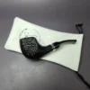 Morgan BlackJack 31 Sandblasted Panel Horn Briar Pipe, New - Image 2