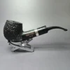 James Upshall Acclaim Magnum Apple w/ Les Wood Silver Estate Briar Pipe, Unsmoked - Image 2