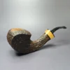 Kent Rasmussen Sandblasted Freehand w/ Masur Birch Estate Briar Pipe, Unsmoked - Image 2