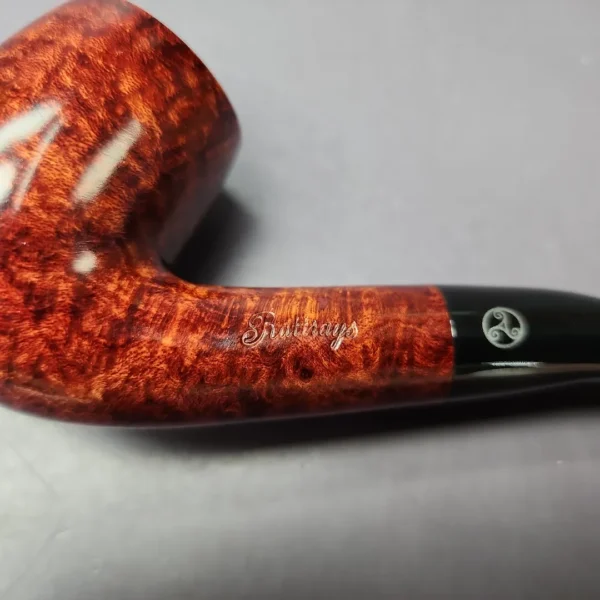 Rattray's Marlin 2 Smooth Bent Billiard Estate Briar Pipe, Unsmoked, 9mm - Image 2