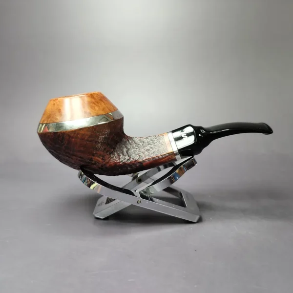 Stanwell 1997 Pipe of the Year (German Market) Sandblasted Bulldog Estate Briar Pipe, Danish Estates, 9mm - Image 2