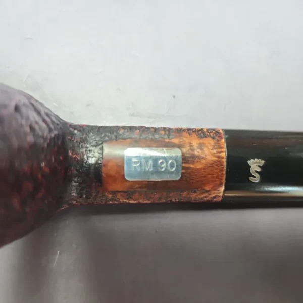 Stanwell RM 1990 Sandblasted Faceted Billiard Estate Briar Pipe, Danish Estates - Image 2