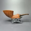 Brandon Brooks Partially Sandblasted Dublin Handmade Briar Pipe, New - Image 2