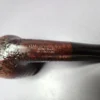 James Upshall w/ Bill Taylor Sandblasted Bent Apple Estate Briar Pipe, Unsmoked - Image 2
