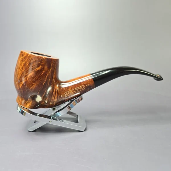 James Upshall P Grade XL Smooth Freehand Billiard Estate Briar Pipe, Unsmoked - Image 2
