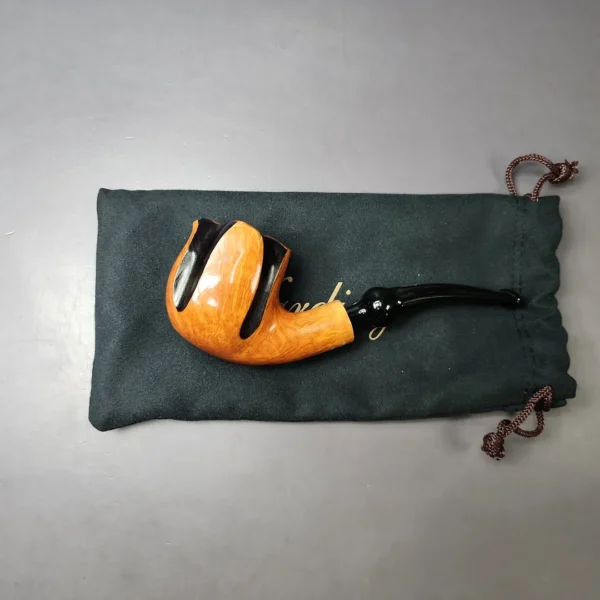Nording Smooth Fluted Freehand Estate Briar Pipe, Unsmoked - Image 2