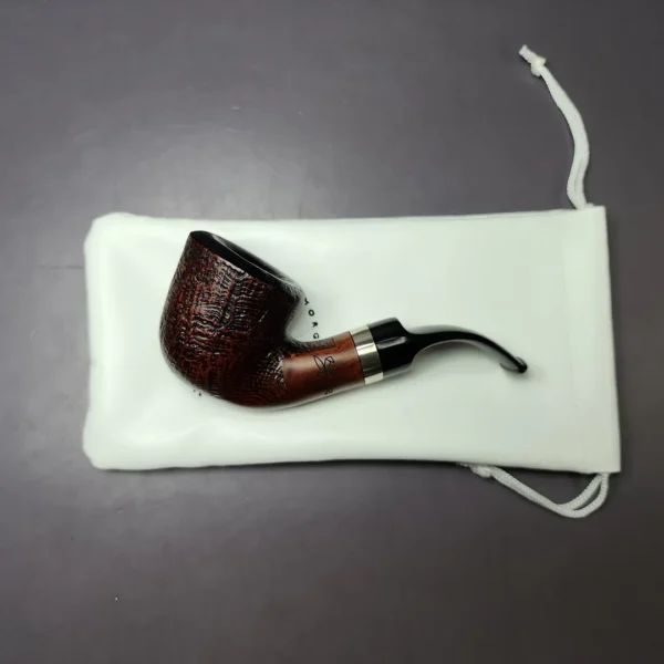 Morgan BlackJack 20 Sandblasted Dublin Briar Pipe, New - Image 2