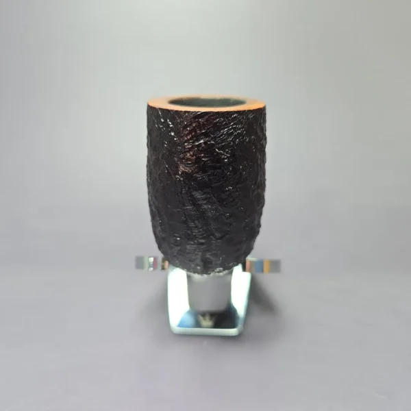 Becker & Musico 2000 Sandblasted Billiard w/ Silver Estate Briar Pipe, Italian Estates - Image 3