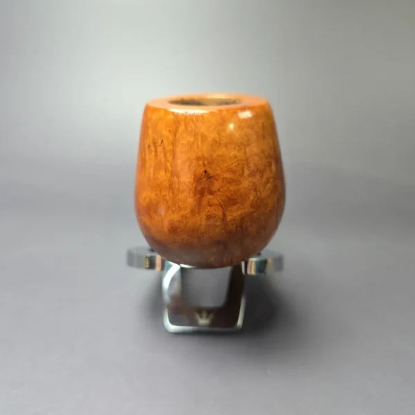 Dave Neeb Smooth Apple w/ Lucite Handmade Briar Pipe, New - Image 3