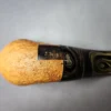 Voboril Pipes Partially Sandblasted Chubby Bulldog Estate Briar Pipe, Unsmoked - Image 3