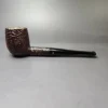 Pioneer 115 Meerschaum Lined Sandblasted Billiard Estate Briar Pipe, American Estates - Image 3