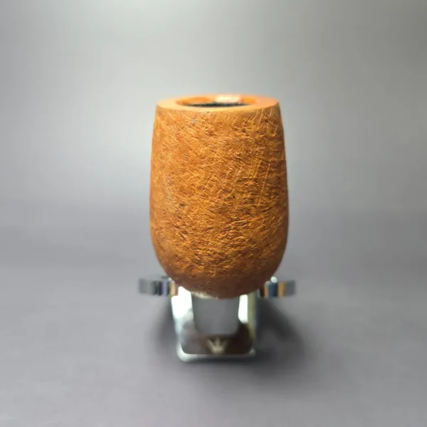 Brandon Brooks Sandblasted Bamboo Stack Handmade Briar Pipe, New - Image 3