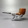 Loewe & Co 1979 Smooth Silver Spigot Pot Estate Briar Pipe, English Estates - Image 3