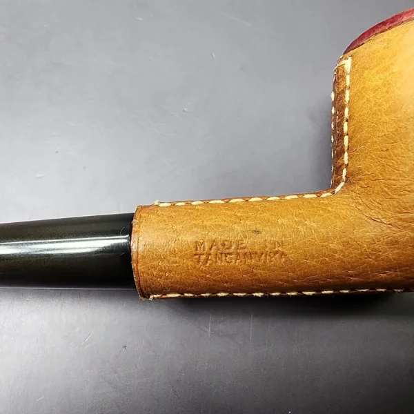 Kiko 11 Leather Wrapped Meerschaum Lined Estate Briar Pipe, Other Estates - Image 3