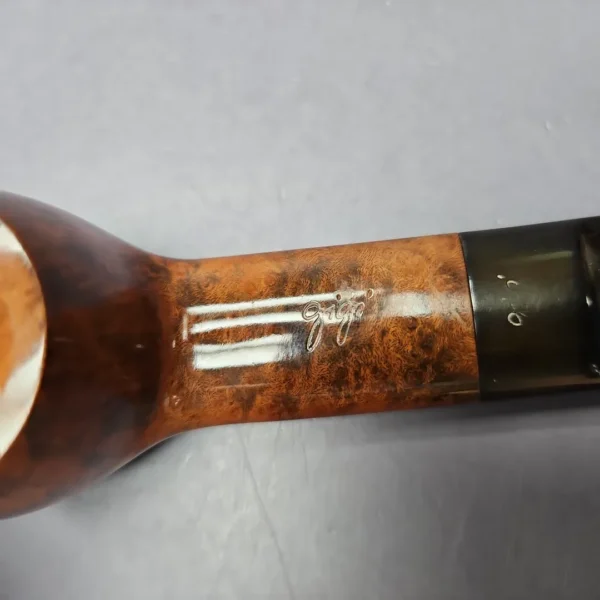 Gigi Flamme 2 035 Smooth Diplomat Estate Briar Pipe, Unsmoked - Image 3