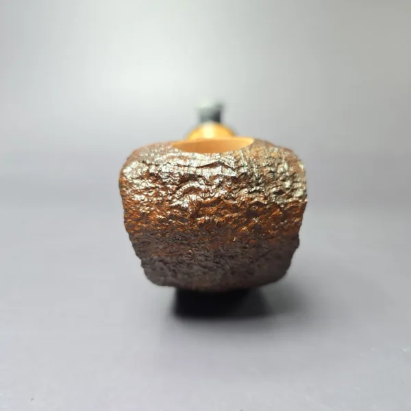 Kent Rasmussen Sandblasted Freehand w/ Masur Birch Estate Briar Pipe, Unsmoked - Image 3