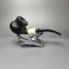 HS Studio Sandblasted "Bo Nordh Pot" w/ Horn Estate Briar Pipe, Unsmoked - Image 3