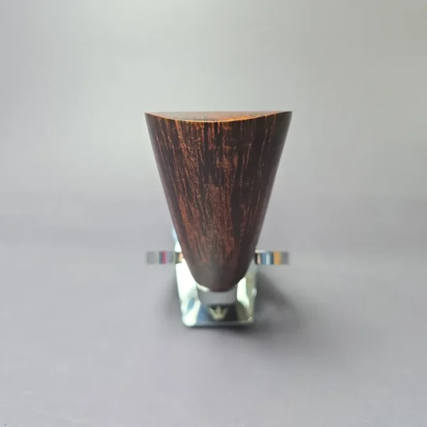 Bruno Nuttens Hand Made XL Smooth Calabash w/ Horn Estate Briar Pipe, Unsmoked - Image 3