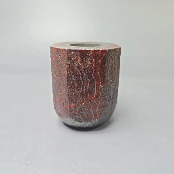 Ashton Achievement ELX Sandblasted Panel Estate Briar Pipe, Unsmoked - Image 3