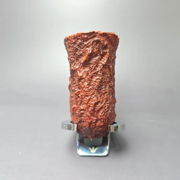 Savinelli Estella XL Rusticated Freehand Vase Estate Briar Pipe, Unsmoked - Image 3