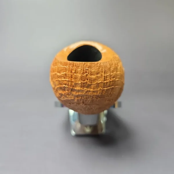 Christian Ruetz Natural Sandblasted "Broken Gaia" Handmade Briar Pipe, New - Image 3