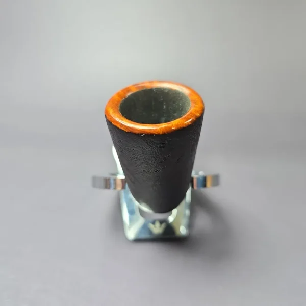 Eclesias Partially Sandblasted "Arne Jacobsen" Dublin Handmade Briar Pipe, New - Image 3