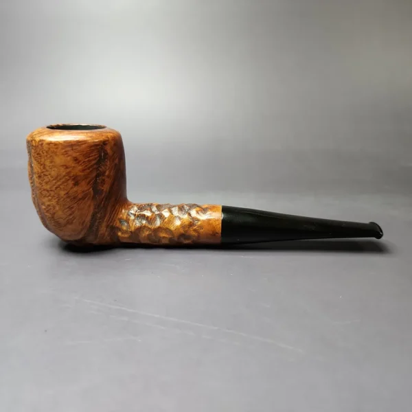 Marxman Jumbo C Rusticated Billiard Estate Briar Pipe, American Estates - Image 3