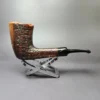 Savinelli Autograph 4 Partially Sandblasted Freehand Estate Briar Pipe, Italian Estates - Image 3