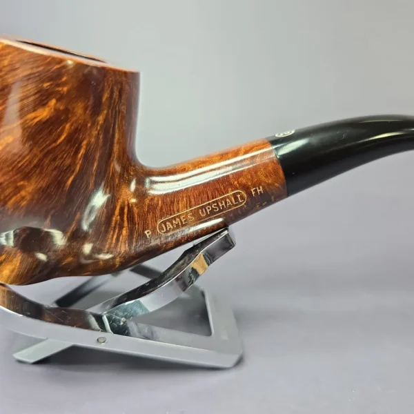 James Upshall P Grade XL Smooth Freehand Billiard Estate Briar Pipe, Unsmoked - Image 3