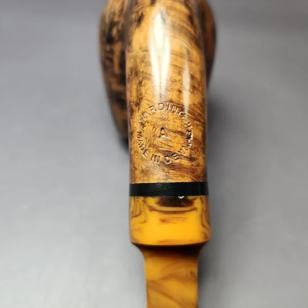 Nording A XL Smooth Bent Billiard Estate Briar Pipe, Unsmoked - Image 3