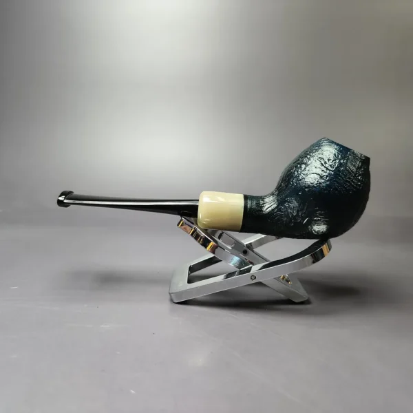 Mina Pipes Sandblasted Belge/ Horn Estate Briar Pipe, Unsmoked - Image 3