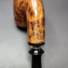 Nording A XL Smooth Bent Billiard w/ Silver Estate Briar Pipe, Unsmoked - Image 3