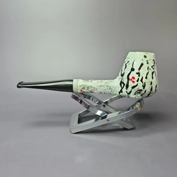 Dave Neeb & Marty Schreiter Abstract Brandy Handmade Briar Pipe, New - Image 4