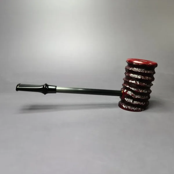 Eltang Basic Rusticated Poker Estate Briar Pipe, Unsmoked - Image 4