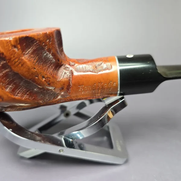 Kaywoodie Oversize Partially Rusticated Pot Estate Briar Pipe, Unsmoked - Image 4