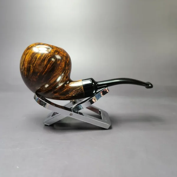 Mina Pipes Smooth Acorn Estate Briar Pipe, Unsmoked - Image 4