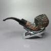 Ashton 1986 Pebble Grain XXX Bent Apple Estate Briar Pipe, English Estates - Image 4