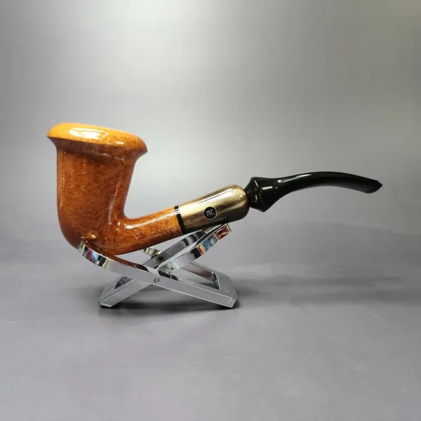Butz Choquin Maitre Pipier Extra JR Smooth Calabash Estate Briar Pipe, French Estates - Image 4