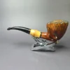 Age Bogelund Smooth Dublin w/ Bamboo Estate Briar Pipe, Danish Estates - Image 4