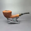 Lasse Skovgaard Sandblasted Dublin w/ Horn Estate Briar Pipe, Unsmoked - Image 4