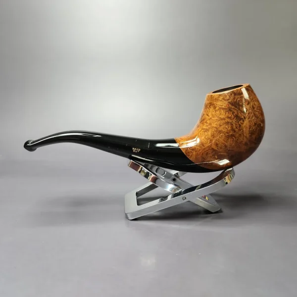 Chacom Volute Smooth Horn Estate Briar Pipe, Unsmoked - Image 4