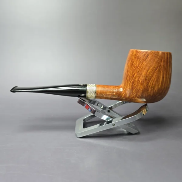 James Upshall P ExL Smooth Apple w/ Silver Estate Briar Pipe, English Estates - Image 4