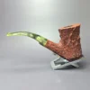 Savinelli Estella XL Rusticated Freehand Vase Estate Briar Pipe, Unsmoked - Image 4