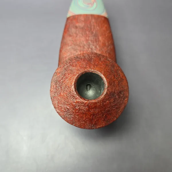 Eclesias Sandblasted Eskimo Handmade Briar Pipe, New - Image 4