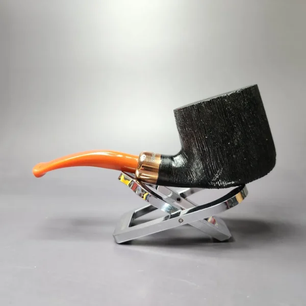 4th Generation (by Ascorti) Primivito 1957 Rusticated Pot Estate Briar Pipe, Unsmoked - Image 4
