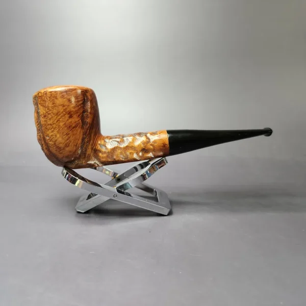 Marxman Jumbo C Rusticated Billiard Estate Briar Pipe, American Estates - Image 4