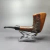 Savinelli Autograph 4 Partially Sandblasted Freehand Estate Briar Pipe, Italian Estates - Image 4